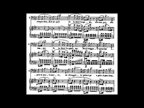 7 GREAT singers sing Vieni la mia vendetta from Donizetti's Lucrezia Borgia [score]