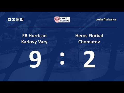 HIGHLIGHTS: FB Hurrican Karlovy Vary - HEROS Florbal Chomutov| 24.1. 2020