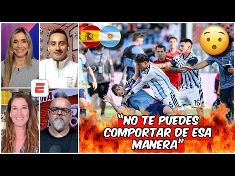 ARGENTINA es MUY MALA PERDEDORA. Se COMPORTÓ como un EQUIPO CHICO ante ESPAÑA | Exclusivos