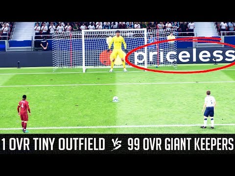 1 Rated Tiny Outfield Players VS 99 Rated Giant Goalkeepers