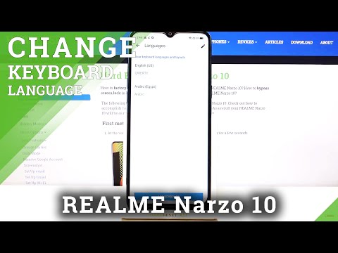 REALME Narzo 10 and Keyboard Settings - Change Keyboard Languages