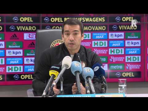 Persconferentie van Gio voorafgaand aan AZ-Feyenoord