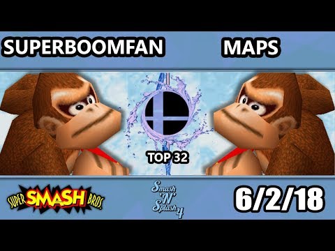 SnS 4 - SuPeRbOoMfAn (DK, Yoshi) Vs. Maps (DK, Yoshi) SSB64 Winners Top 24 - Smash 64