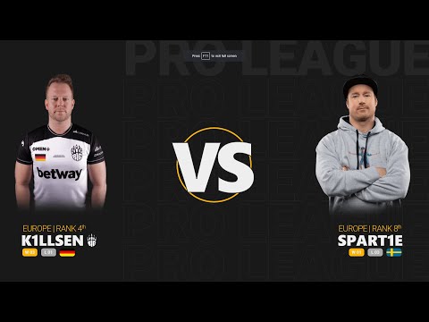 k1llsen vs Spart1e - Quake Pro League - Stage 2 - Week 6