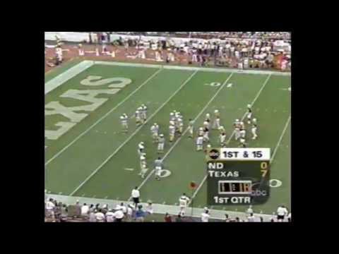1996 Texas vs Notre Dame football game