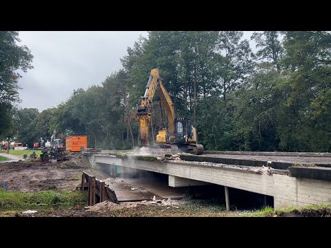 Brückenabriss der Wörpebrücke