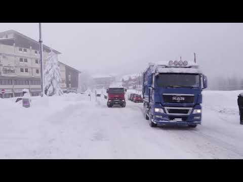 Emergenza neve in Garfagnana e sulla montagna Pistoiese