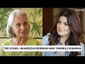 The Icons Waheeda Rehman And Twinkle Khanna Tweak India
