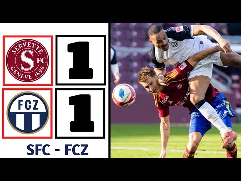 Servette FC Vs FC Zurich 1-1 Swiss Super League Highlights | Servette Zurich | Round 20
