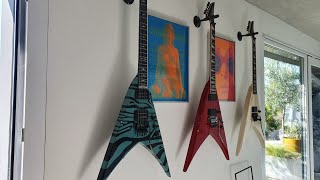 Video thumbnail for The first Jackson Double Rhoads + "Big Red" Guitar: Dave Linsk of Overkill & Robbin Crosby of RATT by Essex Recording Studios