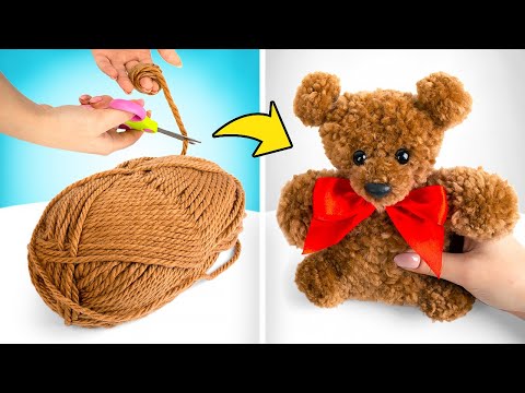 Comment créer un petit ours en peluche sans couture