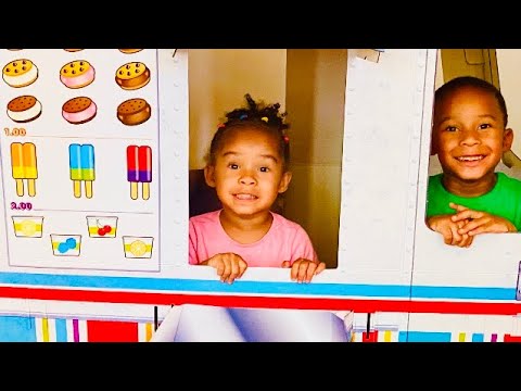 Jam Jam Kids Pretend Ice Cream Truck Fun!!!