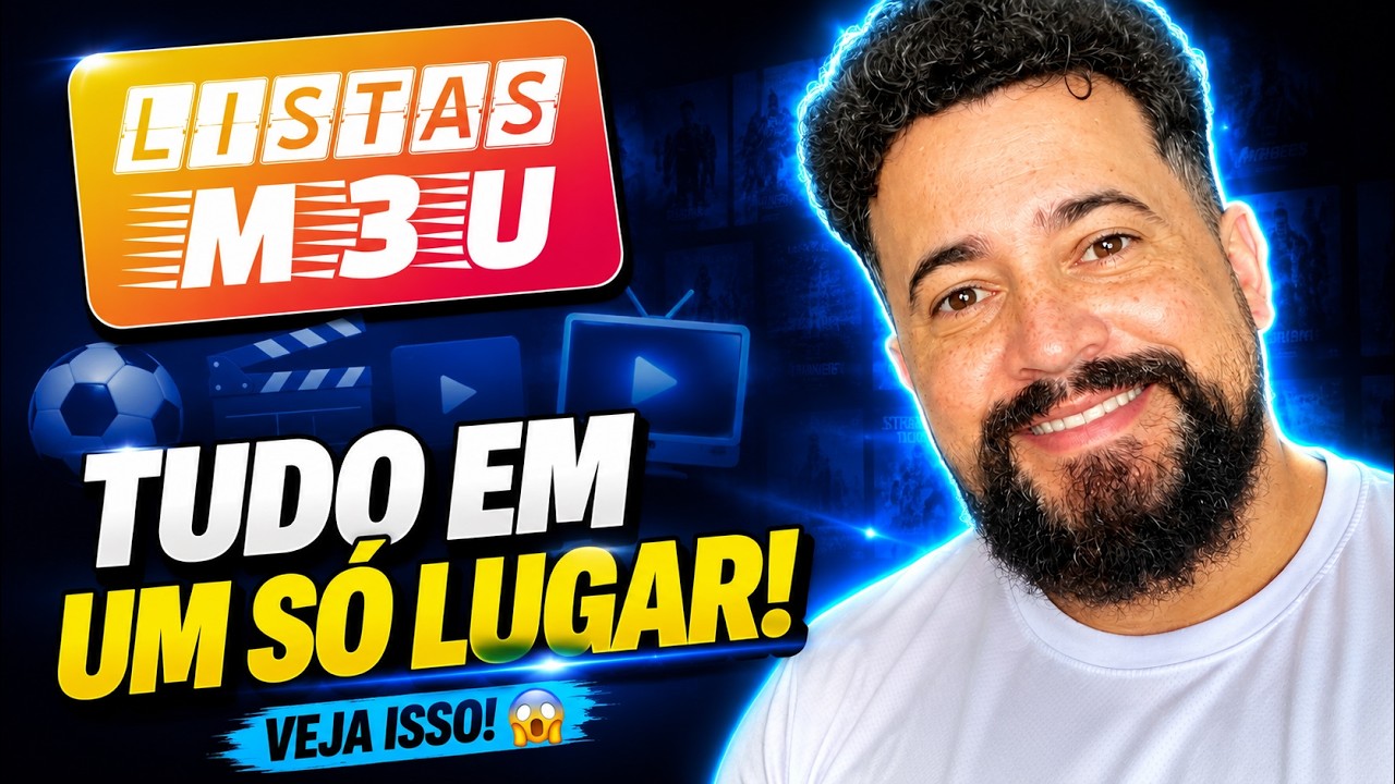 🔥 LISTA IPTV M3U – FILMES, SÉRIES E FUTEBOL AO VIVO!