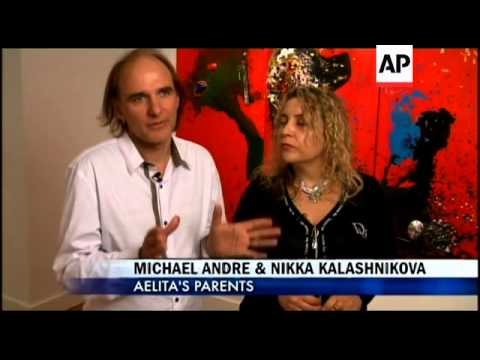 Child prodigy, Australian Aelita Andre's paintings are selling fast at her first gallery show in New