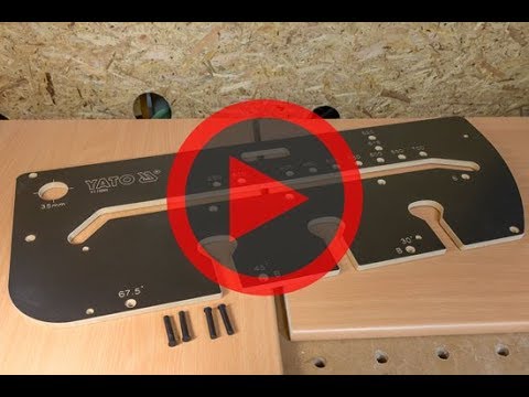 Шаблон для соединения столешниц YATO 1000x390x53 мм, макс. 700 мм