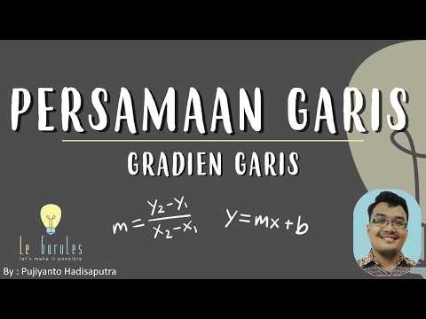 Ternyata Begini Cara Mencari Gradien Persamaan Garis - Matematika SMP - Persamaan Garis Part 1