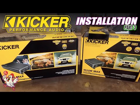 Kicker Install Part 3 The Amps