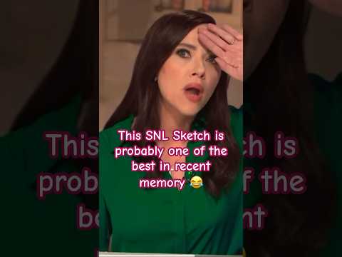 Hilarious SNL sketch and performance by Scarlett Johansson #shorts #snlsketch #snl #katiebritt