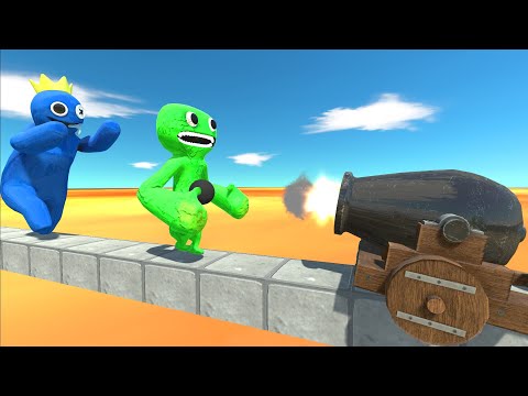 Super Cannon Attack Creepy Monster In Lava Sea - Animal Revolt Battle Simulator