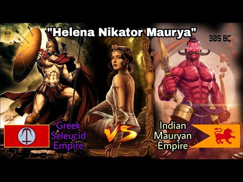 Indo-Greek battles | Seleucid Empire Vs Mauryan Empire | World Military History Ep-2