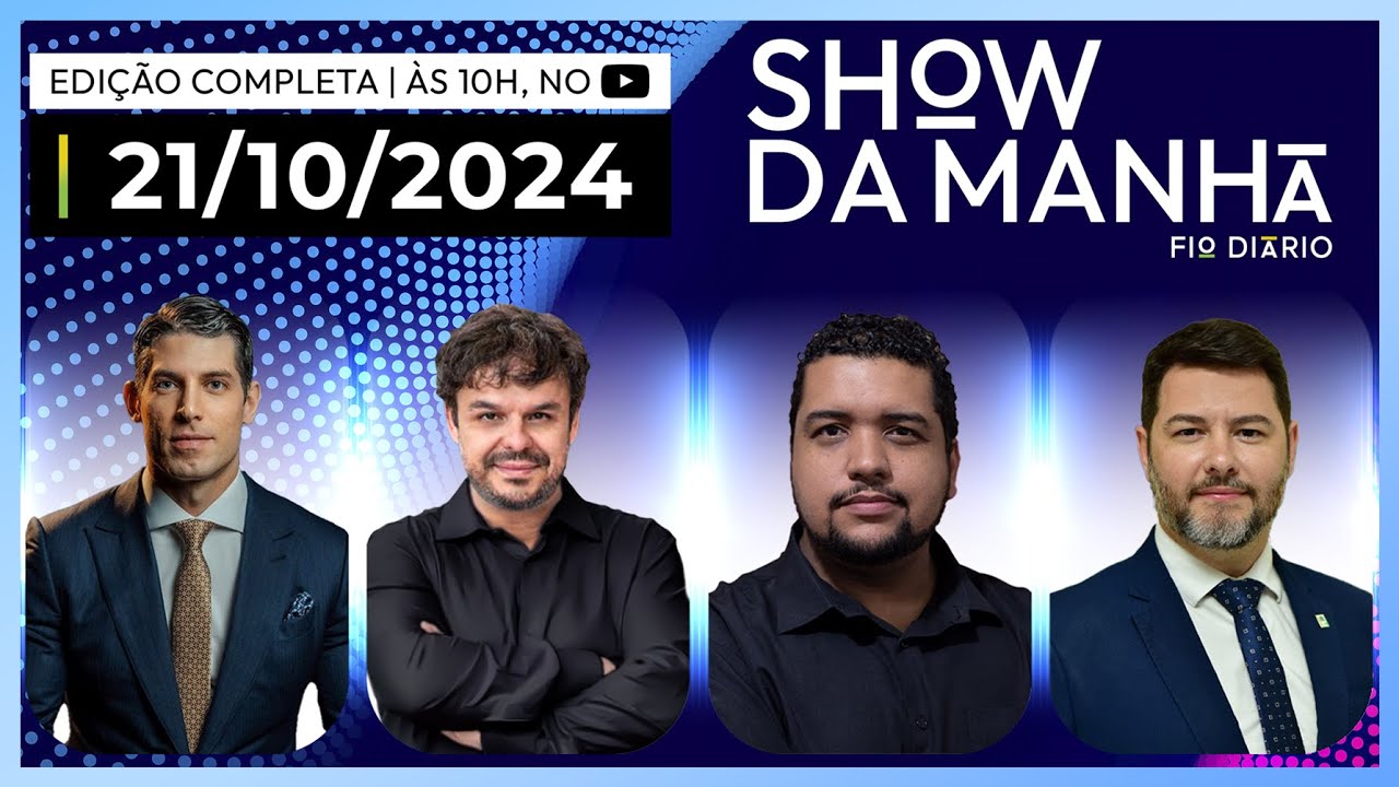 SHOW DA MANHÃ - MARCO ANTÔNIO COSTA, ADRILLES, PH ARAÚJO E GUSTAVO LOPES - 21/10/2024