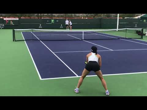 Eva Lys 122 German Cutie Practice Exclusive 2023 Indian Wells WTA Tennis