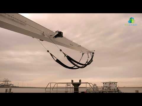 Barge Odyssee bunkering the Pioneer Spirit