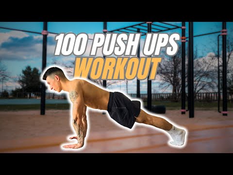 Effektiv Muskeln aufbauen nur mit Liegestützen | 100 Push Ups Workout ( mache das täglich )