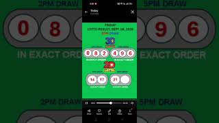 LOTTO RESULTS, 3D LOTTO, EZ2 LOTTO, 5PM DRAW, SEPTEMBER 04, 2026@LottoResultTV15K