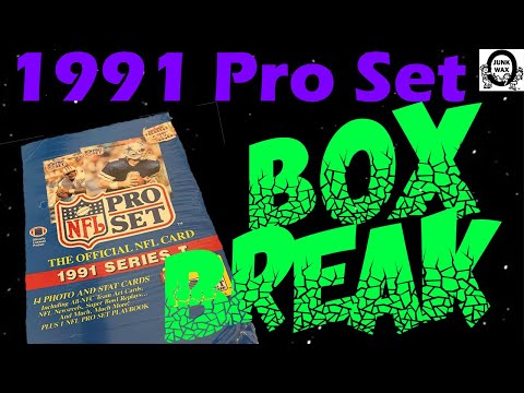 1991 Pro Set Football BOX BREAK! | Vintage Football Cards Opening | Sports Cards  Box Opening!