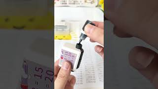 Math addition subtraction stamp with blank fill-ins.Creating practice sheets for students#maths