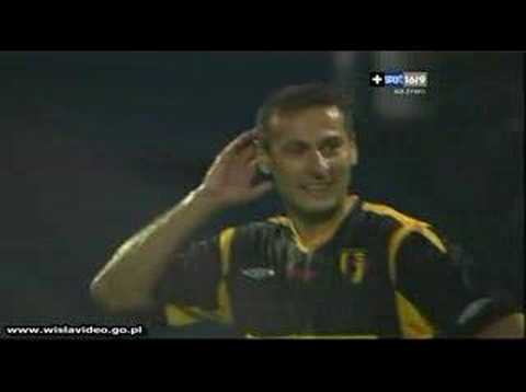 Wisła - Korona 10.08.07 r. wywiad z Piotem Swierczewskim