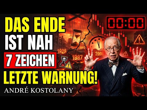7 ZEICHEN DASS DAS ENDE NAHE IST - Kostolany erklärt