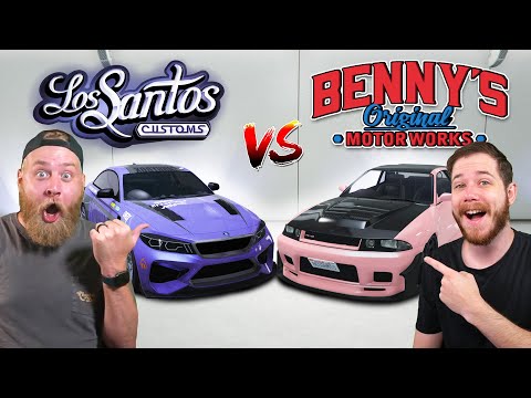 GTA 5 Benny's VS Los Santos Challenge!