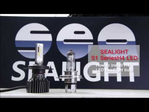 How to Install H4/9003 LED Headlight Bulbs - SEALIGHT S1 Series