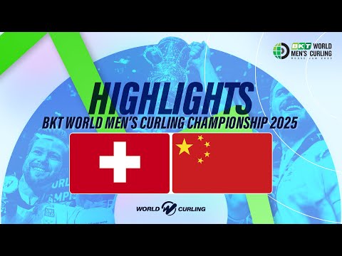 Switzerland v China Semi-Final - BKT World Men's Curling Championship 2025