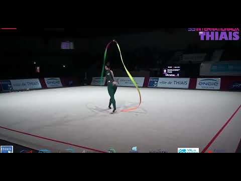 NIKOLCHENKO Vlada (UKR) ribbon - 31,05 - GP Thiais