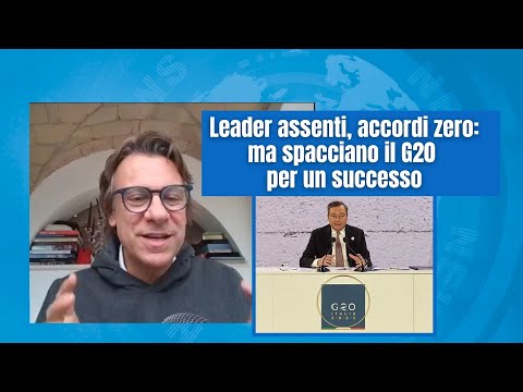 Zuppa di Porro 1° novembre 2021 - Leader assenti, accordi zero: ma spacciano il G20 per un successo