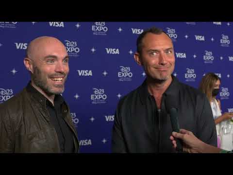 David Lowery and Jude Law - "Peter Pan & Wendy" at D23 Expo