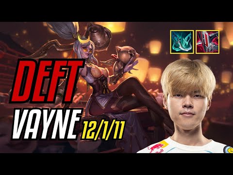 DEFT - VAYNE - KR CHALLENGER - PATCH 11.8