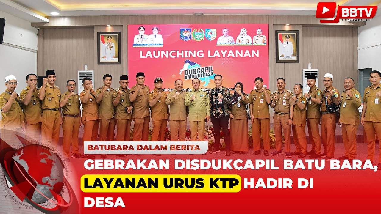 GEBRAKAN DISDUKCAPIL BATU BARA, LAYANAN URUS KTP HADIR DI DESA