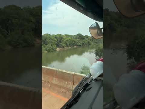 Rio Teles Pires próximo a Lucas do Rio Verde MT, vida de #caminhoneiro #shorts #matogrosso #estrada