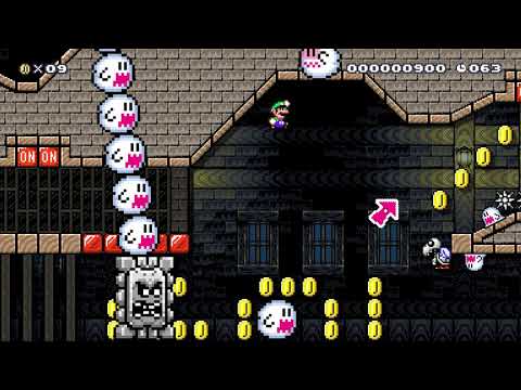 Ghost House chase, SUPER MARIO MAKER 2