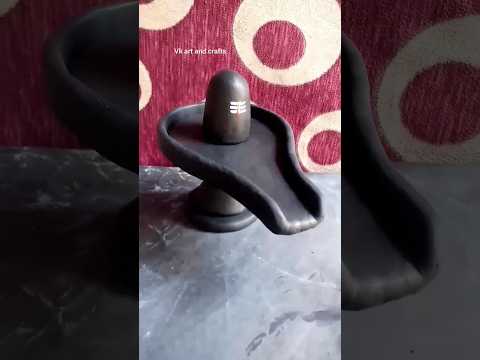 clay shivling making | diy #shorts #craft #shiv #clay