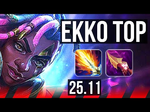 EKKO vs IRELIA (TOP) | 700+ games, Dominating | KR Master | 25.11