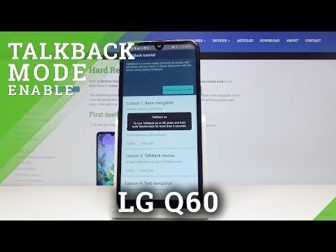 TalkBack Option on LG Q60 – How to Enable and Use It