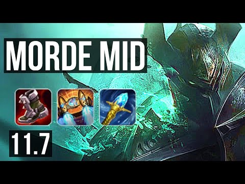 MORDEKAISER vs LUCIAN (MID) | Rank 3 Morde, 5/2/7 | BR Challenger | v11.7
