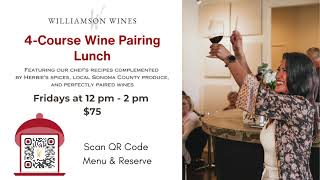 4- Course Wine Pairing Lunch