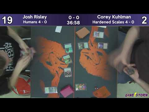 Josh Risley (Humans) vs Corey Kuhlman (Hardened Scales) - Sunday Night Modern 2/17/19