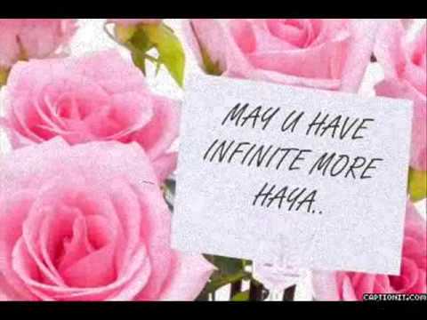 ♥♥HAPPY BIRTHDAY HAYA..♥♥